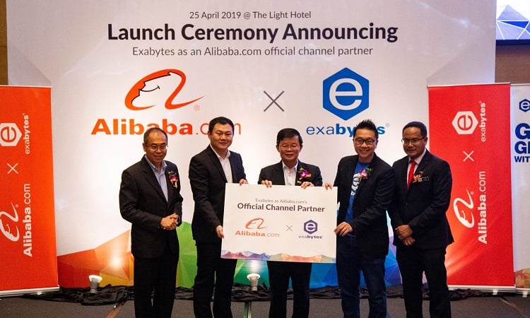 Alibaba.com Partners Exabytes